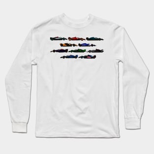 2024 F1 Cars Long Sleeve T-Shirt